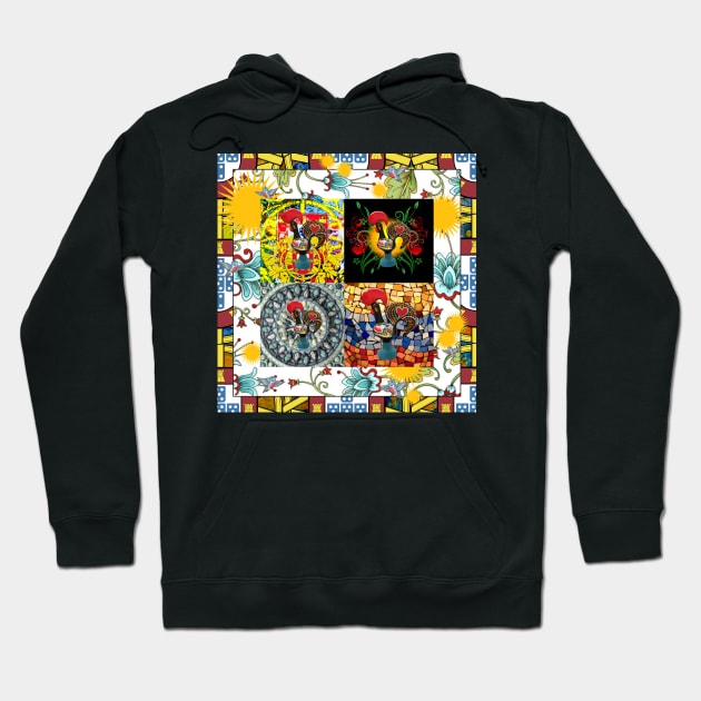 Galo de Barcelos, Portugal Hoodie by Azorean1963